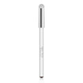 Kjaer Weis Eye Pencil Brown – silberner Stift mit glänzendem Deckel, weißer Hintergrund – Augen-Make-up