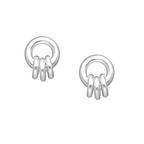 Ecuador Silver Rings Stud Earrings