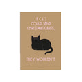 Postkarte If Cats Could Send Christmas Cards
