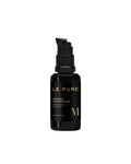 Le Pure Midnight Rejuvenation Restructuring Oil Serum in einer dunklen Glasflasche mit Pumpspender.