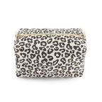 Vic Pouch Canvas Graou Greige Leoprint