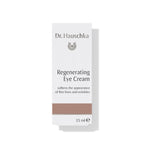 Dr. Hauschka Regeneration Augencreme – weiße Tube 15ml, brauner Streifen, weißer Hintergrund – Augenpflege