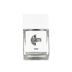 Je Ne Regrette Rien Parfum – clear glass bottle with white cap, white background – perfume