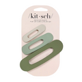 Flat Lay Claw Clips Set Matte Eucalyptus