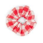 Scrunchie Vichy Ecru Tomato