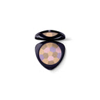Colour Correcting Powder 01 Activating – schwarzes Puderdöschen mit hexagonalem Farbmuster, weißer Hintergrund – Make-up