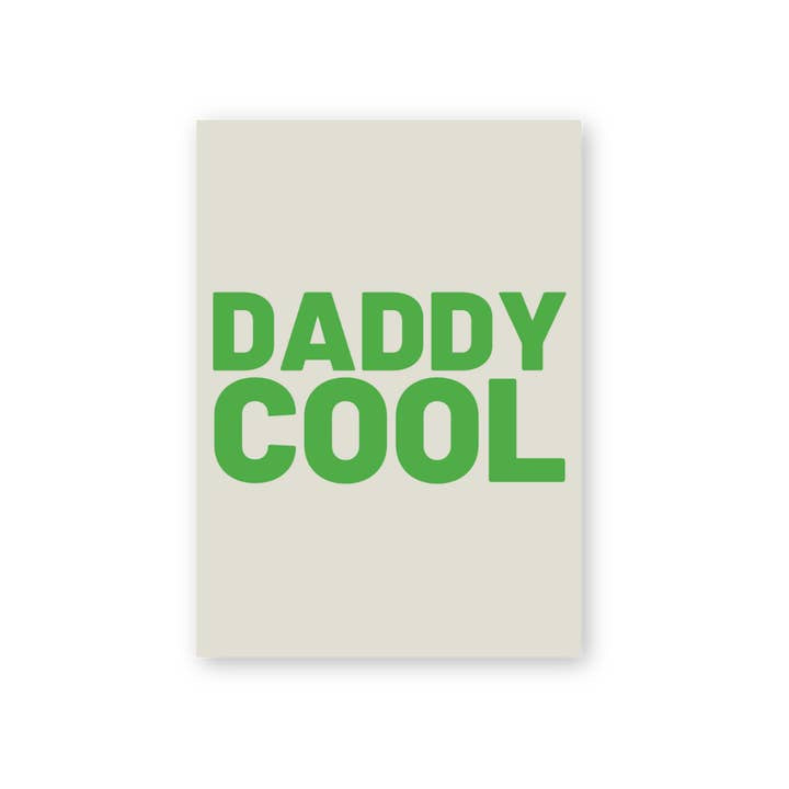 Postkarte Daddy Cool
