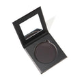 Refillable Makeup Palette 'single' – schwarzes Quadratetui mit Spiegel, weißer Hintergrund – Make-up