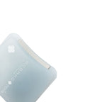 Kobako Nail File – compact light blue file with white clover logo on white background – nail care