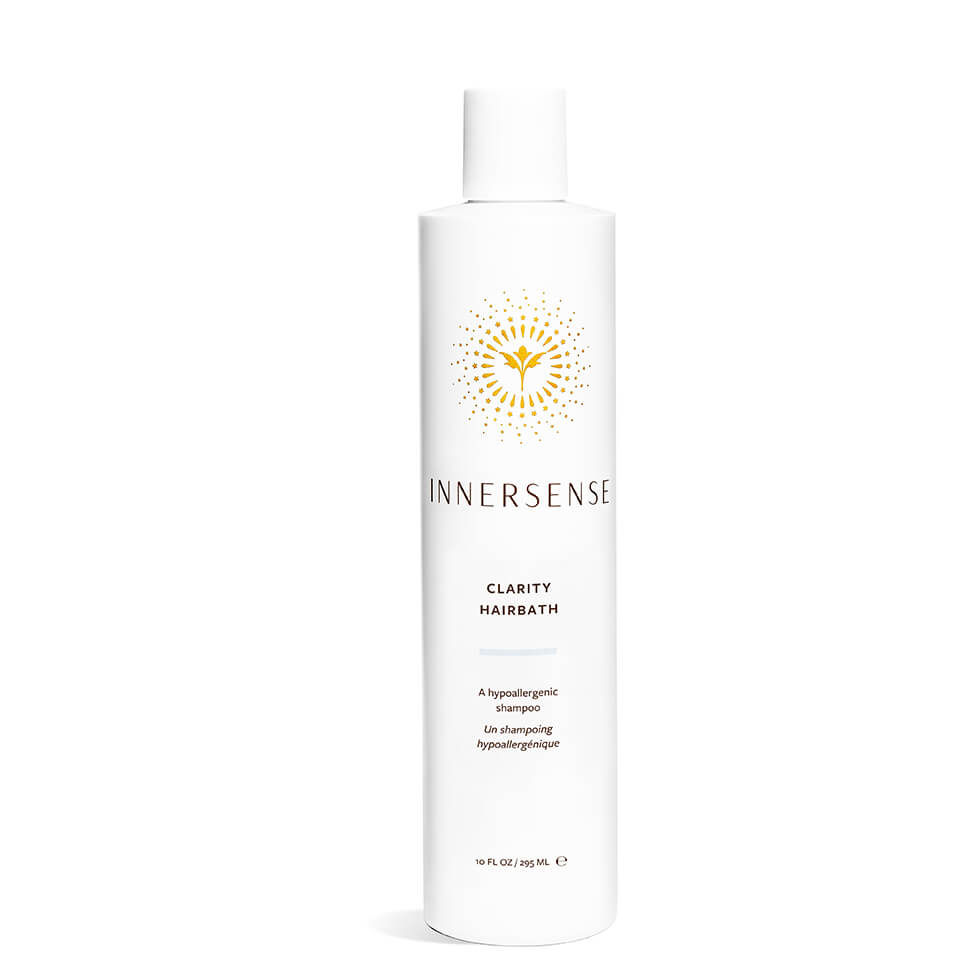 Innersense Clarity Hairbath – weißes Flasche 295ml, weißer Deckel, weißer Hintergrund – Haarpflege