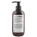 L'A Bruket No. 093 Body Lotion in a brown bottle with black pump on white background, 250 ml skin care