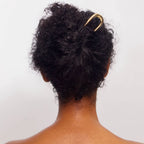 Französische Haarnadel gold im Haar