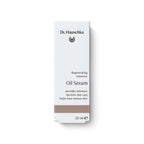 Dr. Hauschka Regenerating Intensive Oil Serum in weißer Kartonverpackung für die Hautpflege.