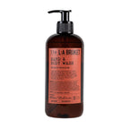 L:A Bruket No. 339 Hand & Body Wash, brown bottle with black pump, 450ml, skin care