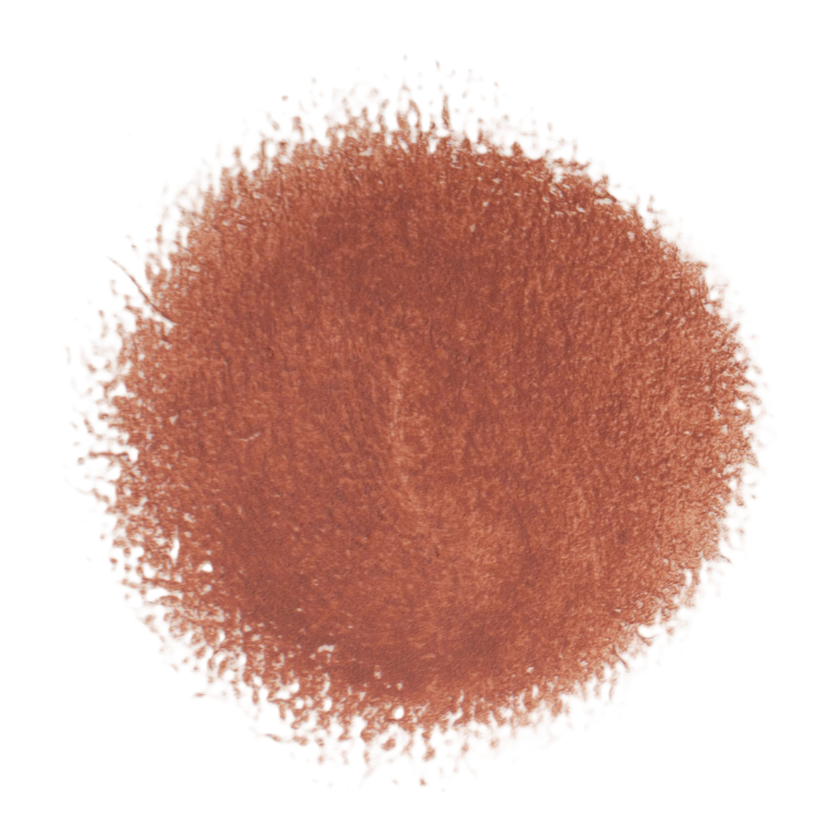 Swatch Warm Clay auf weißem Hintergrund